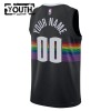 NBA Børn Trøje Denver Nuggets Custom 2025-26 Nike City Edition Sort Swingman
